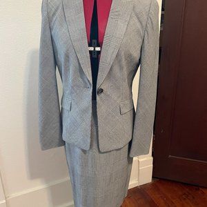 Professional Gray Skirt Suit
